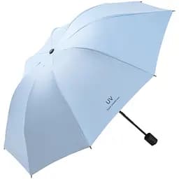 Парасолька автомат від дощу блакитна 95см (1008819-LightBlue)