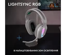 Навушники бездротові Logitech гарнітура ігрові G522 LightSpeed Wireless Gaming Headset білі (981-001550) - мініатюра 7