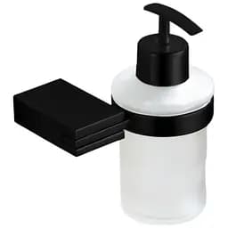 Дозатор для рідкого мила VBI Neptune black VBI-040506BL, Чорний матовий