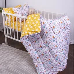 Комплект постільної білизни MirSon Бязь 18-0002 Sweet Home 220х240 помаранчевий (2200010260397) - мініатюра 2