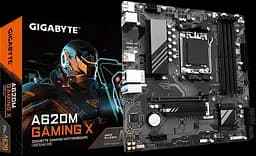 Mатеринська плата Gigabyte A620M Gaming X Socket AM5 (A620M GAMING X) Б/В