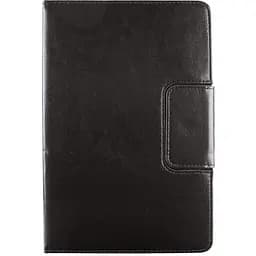 Универсальный кожаный чехол-книжка Epik для планшета 7-8 Черный