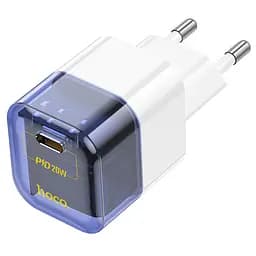 МЗП Hoco C125A Transparent PD20W (1USB-C) Transparent blue - мініатюра 2