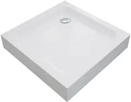 Душова кабіна Eger Frida 90x90 см з піддоном 599-151-15, другий, білий - мініатюра 4