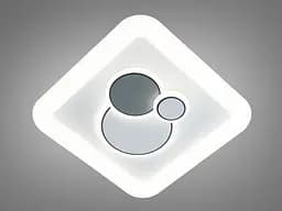 Квадратний світлодіодний світильник потужністю 52 Вт, білого кольору