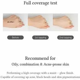 Кушон тональний №23 Dr. Althea Aurora Cover Cushion SPF 50+, PA +++, 15 гр х 2 шт. - мініатюра 6