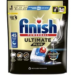 Капсули для посудомийних машин Finish Ultimate Plus All in 1, 45 шт.