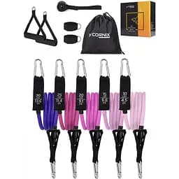 Набір трубчастих еспандерів Cornix 5 шт. 4.5-13.6 кг XR-0258