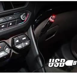 USB-проектор зоряного неба для автомобіля LED-світильник гнучкий портативний лампочки червоного кольору - мініатюра 3