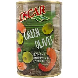 Оливки Oscar фаршировані креветками 300 г