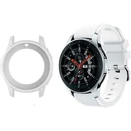 Комплект Watchbands: силіконовий ремінець білий + чохол білий Samsung Galaxy 46mm (WBKW-46-146)