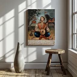 Інтер'єрна картина Козак Мамай - символ української свободи (1701-1800), Україна, істория, 60×45 см (id6921) - мініатюра 2