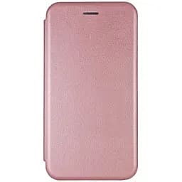 Чохол книжка Xiaomi Redmi Note 10 Pro еко-шкіра Premium Case для смартфона Рожеве золото