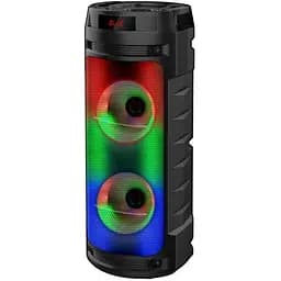 Портативная колонка ZQS-6210W аккумуляторная музыкальная колонка микрофон пульт 50 Вт