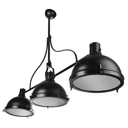 Люстра Brille лофт підвісна E27 60W BK (BL-160S/3)