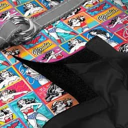 Шлея для собак Waudog Clothes м'яка з QR паспортом, малюнок "Чудо-жінка комікс", S1 - мініатюра 3