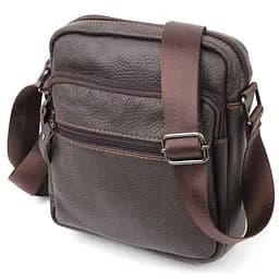 Чоловіча шкіряна сумка Vintage 18х19х6 см sum0020307