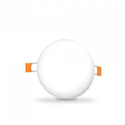 LED світильник безрамковий круглий VIDEX VLE-DLFR-094 9W 4000K 220V - мініатюра 2
