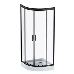 Душевая кабина AM.PM Gem 1/4 Round W90UG-401-8080-BT