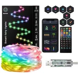 Гірлянда Крапля роси XPRO СФК-04 APP Bluetooth USB довжина 10 м + пульт (44887-16900_176)