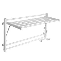 Электрический полотенцесушитель Laris Зебра Астор ЧФ8 1000x500 Е правый R3 77700079, Белый, Правое, Электронный