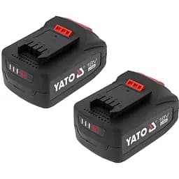 Шліфмашина кутова YATO акумуляторна безщіткова 2x Li-Ion 18 В 4 А/Год диск Ø=125 мм (YT-828252) - мініатюра 9