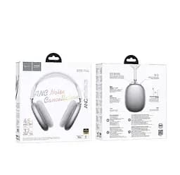 Навушники Hoco Bluetooth W65 Plus Happy ANC BT headphones сріблясті - мініатюра 2
