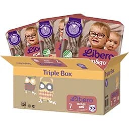 Підгузки-трусики Libero Up&Go 7(16-26 кг) 72 шт. - мініатюра 2