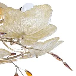 Люстра стельова Brille флористика E27 60W G (LK-096C/6) - мініатюра 3