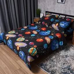 Постельный набор Moon&Star (пододеяльник 175х210 см + 2 наволочки 50х70 см) Бязь Gold Люкс Universe Magic