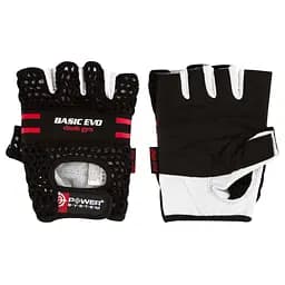 Рукавички для фітнесу Power System PS-2100 EVO, Black/Red - L - мініатюра 2