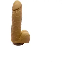 Крафтовое мыло член с присоской Чистий Кайф Brown Size S