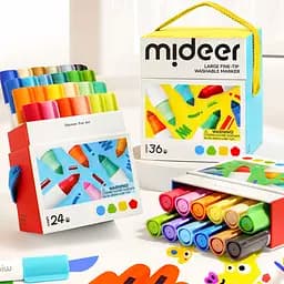 Набір маркерів Mideer 24 кольори (MD1550) - мініатюра 5