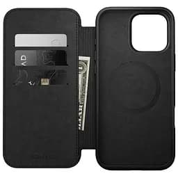 Шкіряний чохол-книжка Nomad Modern Leather Folio Case Brown для iPhone 16 Pro (NM01679585) - мініатюра 2