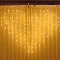 Світлодіодна гірлянда штора серце 138 led 8 режимів