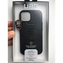 Оригінальний протиударний чохол UAG Civilian для iPhone 14 / iPhone 13 (6.1") Black 114036114040 - мініатюра 4