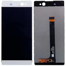 Дисплей Sony F3211 Xperia XA Ultra /F3212 /F3213 /F3215 /F3216 білий, PRC переклеєне скло