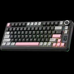 Клавиатура беспроводная Aula S75 Pro Black Grey Pink (S75PRO-BGP)