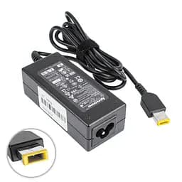 Блок живлення для ноутбука Lenovo 20V, 2.25A, 45W, USB+pin (Square 5 Pin DC Plug), чорний (ADLX45NLC2A) (без кабеля!)