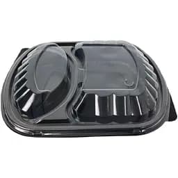 Контейнер черный с крышкой 50 шт. (PP T-2/H48)