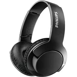 СТОК БЕЗ УПАКОВКИ Беспроводные наушники PHILIPS BASS+ SHB3175, до 12 часов воспроизведения - матовый черный