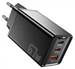 Зарядное устройство для EssagerKolsang 67w GaN Travel Charger 3 порта 2C + A черный
