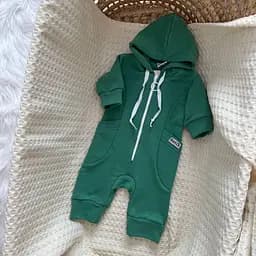 Джампсьют "Хеппі Кідс" з капюшоном футер 3-х нитка без начосу зріст 80 см (9 – 12 місяців) Betis Зелений