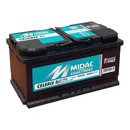 Акумулятор 6СТ-100A MIDAC CELERIS, 12V, 100Ah (-/+) Євро, EN800А