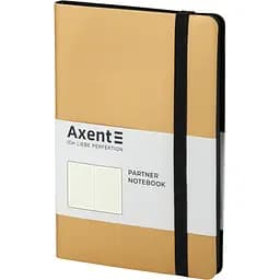 Книга записна Axent Partner Soft A5- у крапку 96 аркушів золотиста (8312-35-A) - мініатюра 2