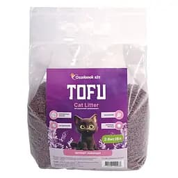 Наповнювач для котячих туалетів Охайний кіт тофу з ароматом лаванди 2.6 кг