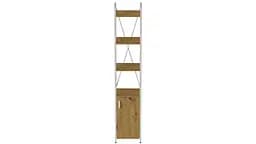 Етажерка 4/34 Ferrum-decor Серії Конект з тумбою 179x34x28 Білий ДСП Артизан (FRD-104475) - мініатюра 4