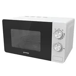 Мікрохвильова піч, 20л, мех. управл., 800Вт, гриль, білий Gorenje kuh0015124 - мініатюра 5