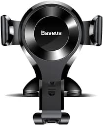 Автотримач Baseus Osculum Type Gravity Car Mount Black - мініатюра 4