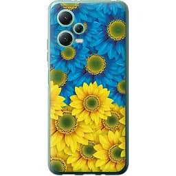 Чехол EndorPhone силиконовый патриотический Xiaomi Redmi Note 12 5G Жёлто-голубые цветы (1048u-2934-26985)
